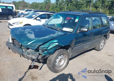 2001 Subaru Forester L из США, поврежденный, VIN JF1SF63591H743489
